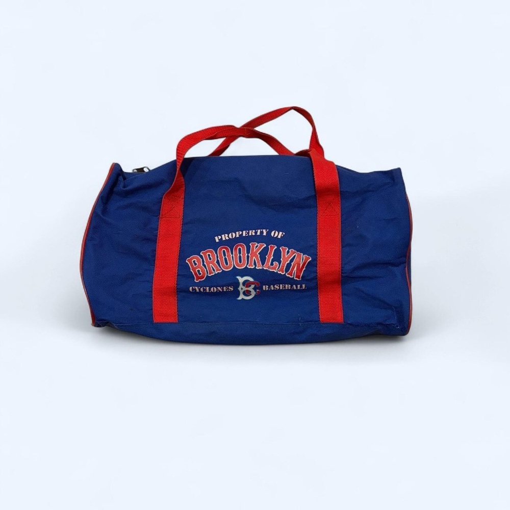 Brooklyn Cyclones Blue and Red mini Duffel Bag Vintage
